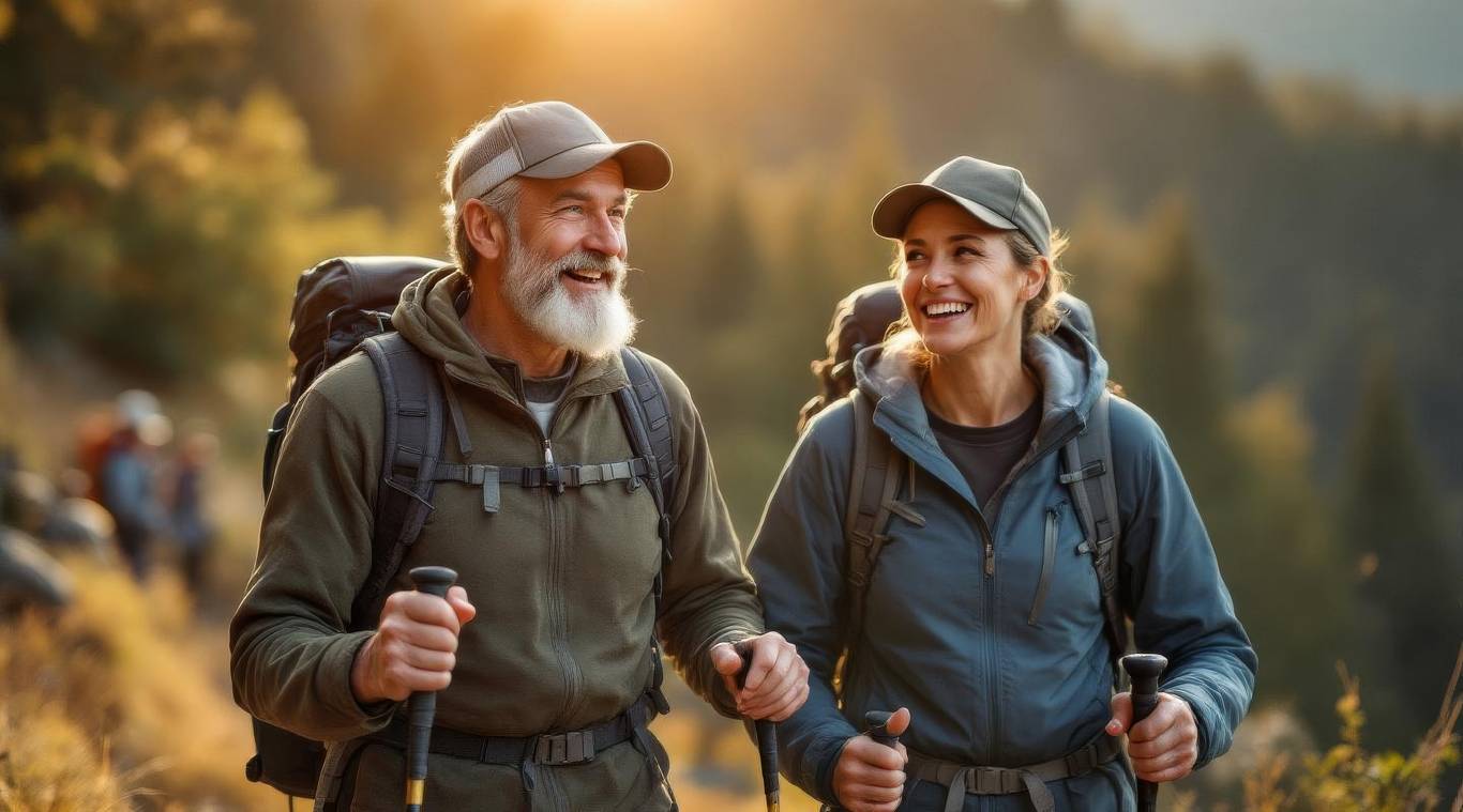 Gruppe bei aktiven Freizeitübungen